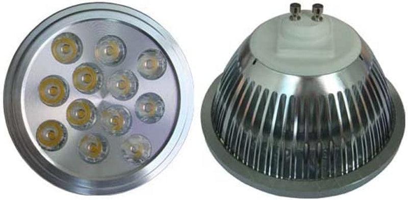 AKSPET Fengyan Home Bulbs 4Pcs/Lot AR111 Led Spotlight AR111 12W AC85-265V LED Spotlight Aluminum Shell Household Lamp ( Color : Onecolor , Size : Base Short )