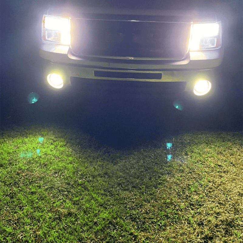 Alla Lighting 10000 Lumen H8 H9 H11 LED Bulbs, Headlights(off-roading), Fog Lights or DRL, 6000K Xenon White Extremely Super Bright Replacement for Cars, Trucks, Motorcycles,