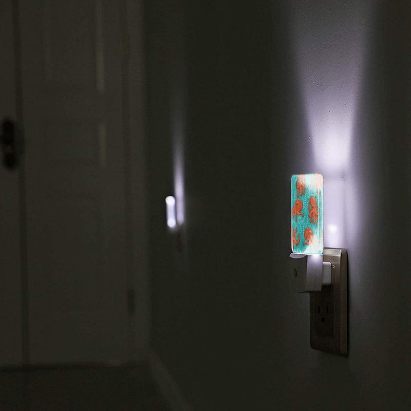 Allgobee Night Light Underwater-Animal-Deep-Sea Dusk to Dawn Sensor,Automated on Off,Home Decor for Kitchen,Bathroom,Bedroom