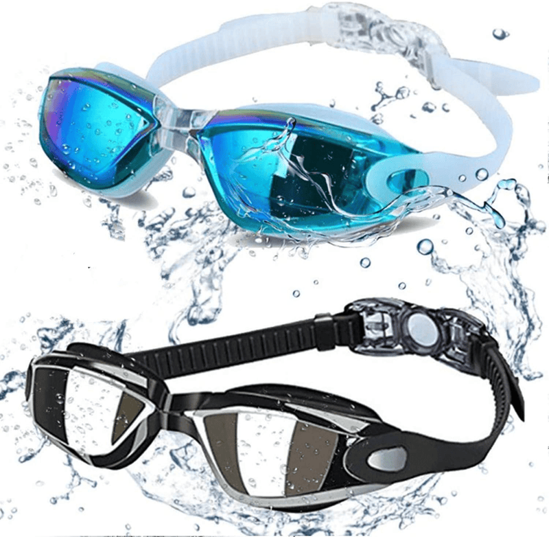 ALLPAIPAI Swim Goggles - Swimming Goggles,Pack of 2 Professional Anti Fog No Leaking UV Protection Wide View Swim Goggles For Women Men Adult Youth Kids Sporting Goods > Outdoor Recreation > Boating & Water Sports > Swimming > Swim Goggles & Masks ALLPAIPAI Default Title  