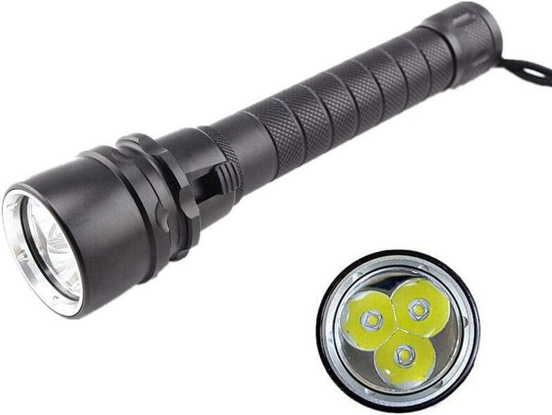 ALLPEN Waterproof 50000LM 3Xt6 LED Scuba Diving Flashlight Underwater 100M Torch without Battery Hardware > Tools > Flashlights & Headlamps > Flashlights ALLPEN   
