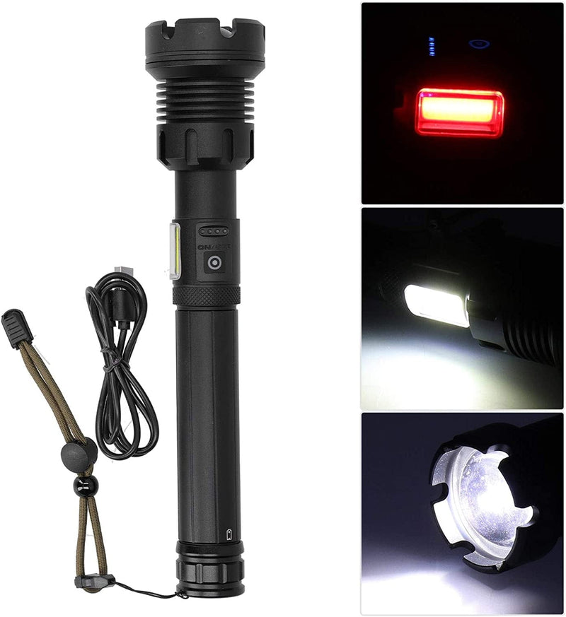 Alomejor Fishing Flashlight LED Powerful USB Rechargeable Flashlight Torches Led Torch for Camping Fishing Hardware > Tools > Flashlights & Headlamps > Flashlights Alomejor   