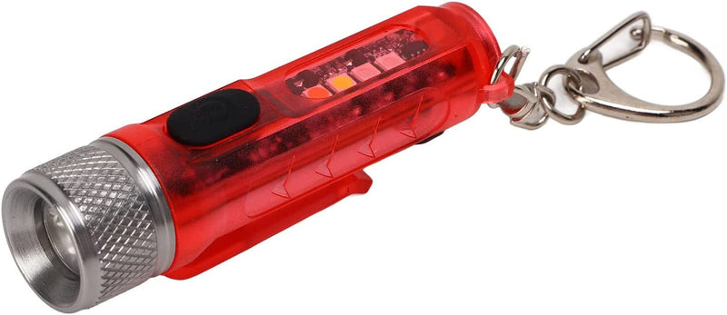 Alomejor Mini Flashlight Portable LED Torches Multi Light Modes Pocket Light for Outdoor Riding Hiking Camping Fishing Hardware > Tools > Flashlights & Headlamps > Flashlights Alomejor Red  