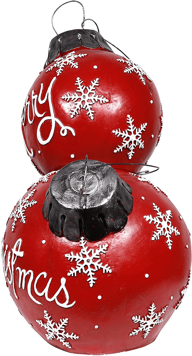 Alpine Corporation ZTY104CC Alpine Christmas Ball Ornament with Color Changing LED Light, Indoor Festive Home, Red Holiday décor, Multi Home & Garden > Decor > Seasonal & Holiday Decorations& Garden > Decor > Seasonal & Holiday Decorations Alpine Corporation   
