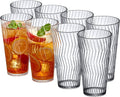 Amazing Abby - Stream - 24-Ounce Plastic Tumblers (Set of 8), Plastic Drinking Glasses, All-Clear High-Balls, Reusable Plastic Cups, Stackable, Bpa-Free, Shatter-Proof, Dishwasher-Safe Home & Garden > Kitchen & Dining > Tableware > Drinkware Amazing Abby All-Clear 8 Count (Pack of 1) 