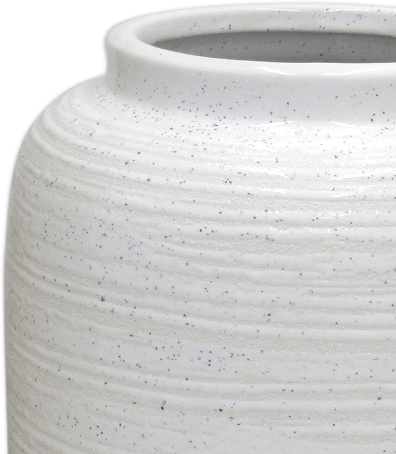 Amazon Brand – Stone & Beam Textured Modern Vase, 12.4"H, White Home & Garden > Decor > Vases Stone & Beam   