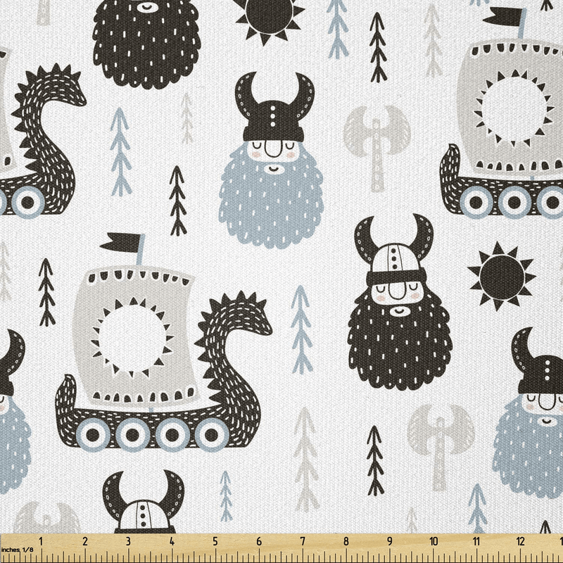 Ambesonne Half Moon Fabric by The Yard, Repeating Mystical Sky Elements Sun and Stars Illustration, Stretch Knit Fabric for Clothing Sewing and Arts Crafts, 1 Yard, Blue Ceil Arts & Entertainment > Hobbies & Creative Arts > Arts & Crafts > Crafting Patterns & Molds > Sewing Patterns Ambesonne Grey Blue 10 Yards 