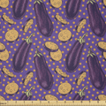 Ambesonne Half Moon Fabric by The Yard, Repeating Mystical Sky Elements Sun and Stars Illustration, Stretch Knit Fabric for Clothing Sewing and Arts Crafts, 1 Yard, Blue Ceil Arts & Entertainment > Hobbies & Creative Arts > Arts & Crafts > Crafting Patterns & Molds > Sewing Patterns Ambesonne Purple Beige 10 Yards 