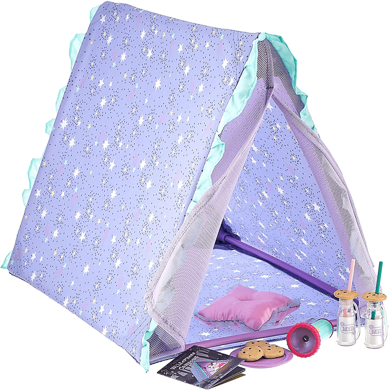 American Girl Welliewishers Star Gazing Garden Tent Set for 14.5" Dolls Sporting Goods > Outdoor Recreation > Camping & Hiking > Tent Accessories American Girl   