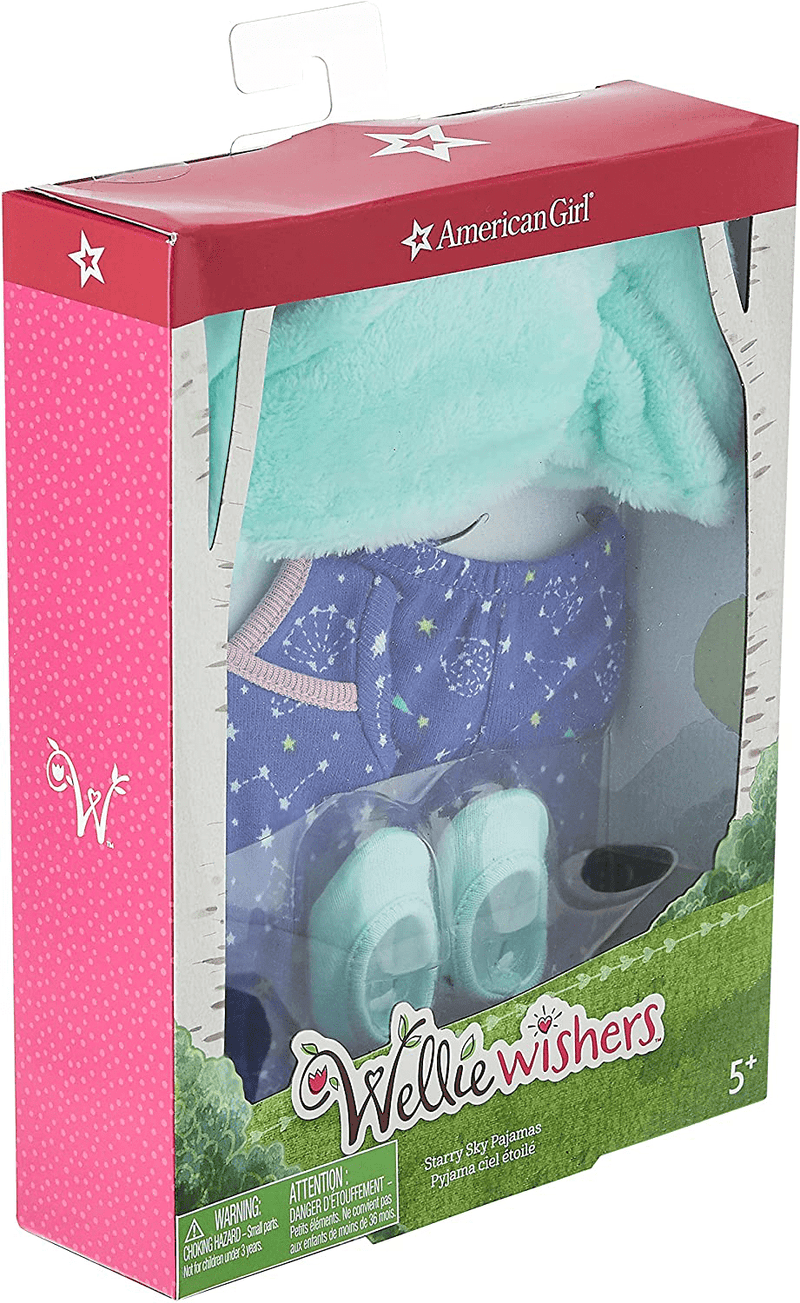 American Girl Welliewishers Starry Sky Pajamas for 14.5" Dolls , Green Sporting Goods > Outdoor Recreation > Camping & Hiking > Tent Accessories American Girl   