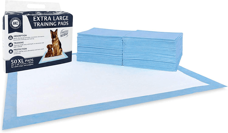 American Kennel Club Pet Training and Puppy Pads, Regular and Extra Large Animals & Pet Supplies > Pet Supplies > Dog Supplies > Dog Diaper Pads & Liners American Kennel Club   