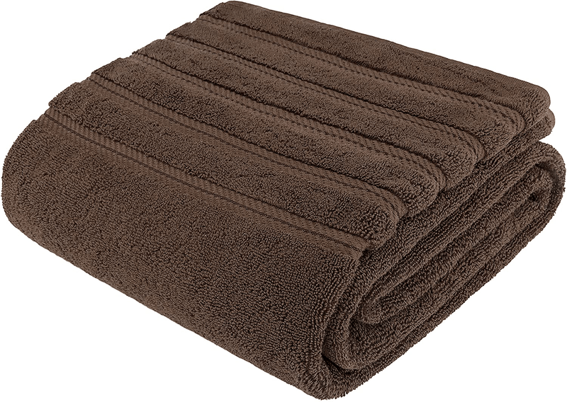 American Soft Linen Towel Set, 2 Bath Towels 2 Hand Towels 2 Washcloths Super Soft and Absorbent 100% Turkish Cotton Towels for Bathroom and Kitchen Shower Towel [Worth $72.95] Navy Blue Home & Garden > Linens & Bedding > Towels American Soft Linen Chocolate Brown 35x70'' Jumbo Bath Towel 