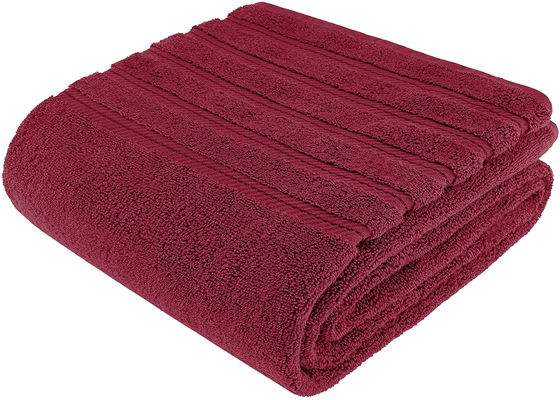 American Soft Linen Towel Set, 2 Bath Towels 2 Hand Towels 2 Washcloths Super Soft and Absorbent 100% Turkish Cotton Towels for Bathroom and Kitchen Shower Towel [Worth $72.95] Navy Blue Home & Garden > Linens & Bedding > Towels American Soft Linen Burgundy Red 35x70'' Jumbo Bath Towel 