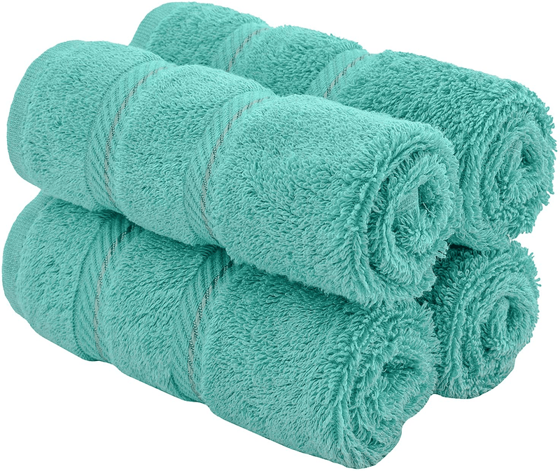 American Soft Linen Towel Set, 2 Bath Towels 2 Hand Towels 2 Washcloths Super Soft and Absorbent 100% Turkish Cotton Towels for Bathroom and Kitchen Shower Towel [Worth $72.95] Navy Blue Home & Garden > Linens & Bedding > Towels American Soft Linen Turquoise Blue 4 Piece Washcloth Set 