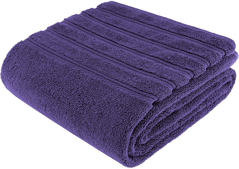 American Soft Linen Towel Set, 2 Bath Towels 2 Hand Towels 2 Washcloths Super Soft and Absorbent 100% Turkish Cotton Towels for Bathroom and Kitchen Shower Towel [Worth $72.95] Navy Blue Home & Garden > Linens & Bedding > Towels American Soft Linen Violet Purple 35x70'' Jumbo Bath Towel 