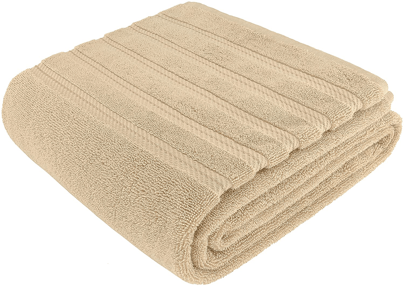 American Soft Linen Towel Set, 2 Bath Towels 2 Hand Towels 2 Washcloths Super Soft and Absorbent 100% Turkish Cotton Towels for Bathroom and Kitchen Shower Towel [Worth $72.95] Navy Blue Home & Garden > Linens & Bedding > Towels American Soft Linen Sand Taupe 35x70'' Jumbo Bath Towel 