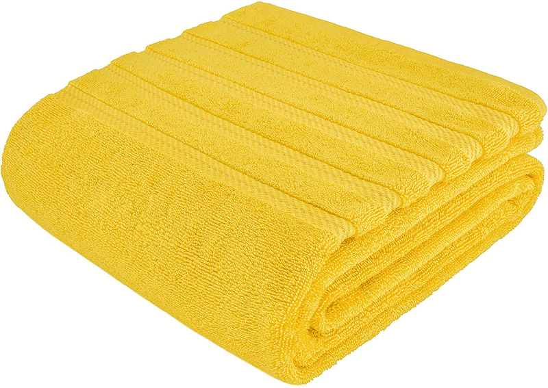 American Soft Linen Towel Set, 2 Bath Towels 2 Hand Towels 2 Washcloths Super Soft and Absorbent 100% Turkish Cotton Towels for Bathroom and Kitchen Shower Towel [Worth $72.95] Navy Blue Home & Garden > Linens & Bedding > Towels American Soft Linen Lemon Yellow 35x70'' Jumbo Bath Towel 