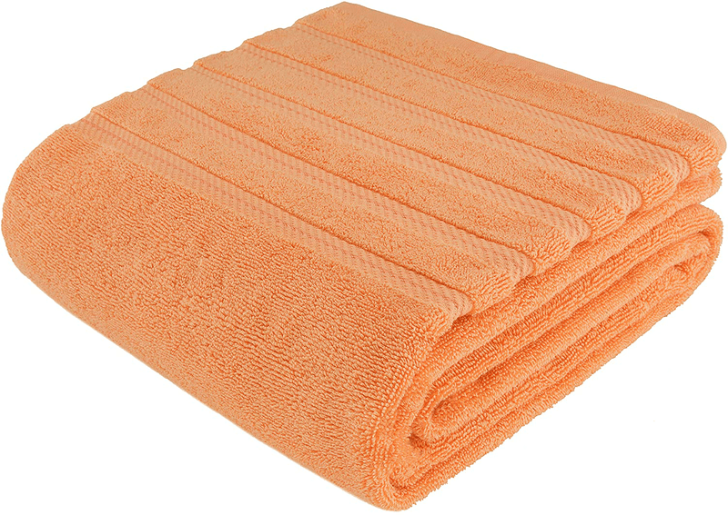 American Soft Linen Towel Set, 2 Bath Towels 2 Hand Towels 2 Washcloths Super Soft and Absorbent 100% Turkish Cotton Towels for Bathroom and Kitchen Shower Towel [Worth $72.95] Navy Blue Home & Garden > Linens & Bedding > Towels American Soft Linen Malibu Peach 35x70'' Jumbo Bath Towel 