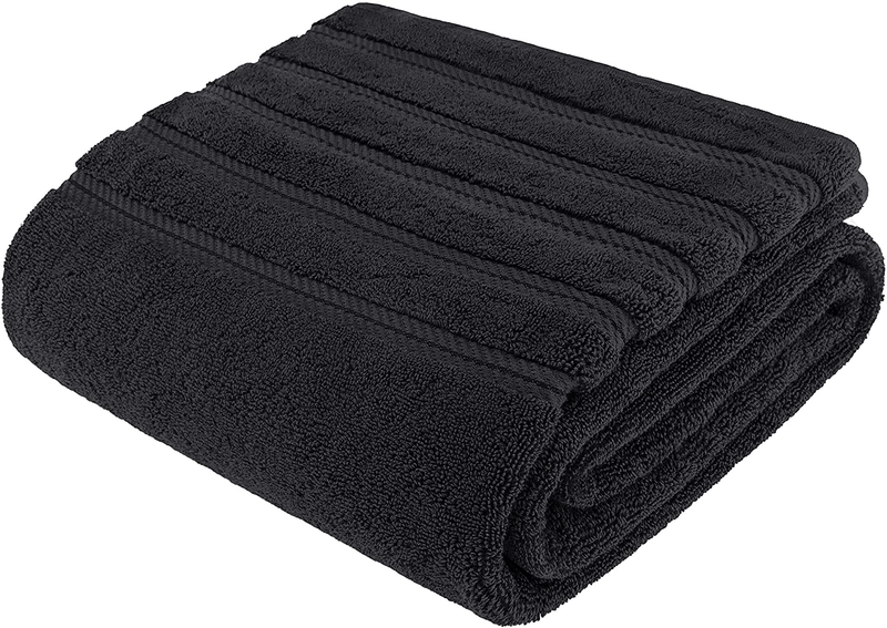 American Soft Linen Towel Set, 2 Bath Towels 2 Hand Towels 2 Washcloths Super Soft and Absorbent 100% Turkish Cotton Towels for Bathroom and Kitchen Shower Towel [Worth $72.95] Navy Blue Home & Garden > Linens & Bedding > Towels American Soft Linen Black 35x70'' Jumbo Bath Towel 