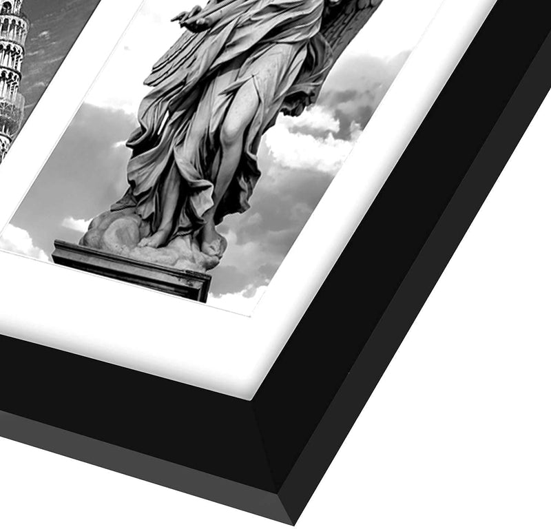 Americanflat 11X14 Collage Picture Frame in Black with Five 4X6 Picture Displays - Shatter Resistant Glass Horizontal and Vertical Formats for Wall Home & Garden > Decor > Picture Frames Americanflat   