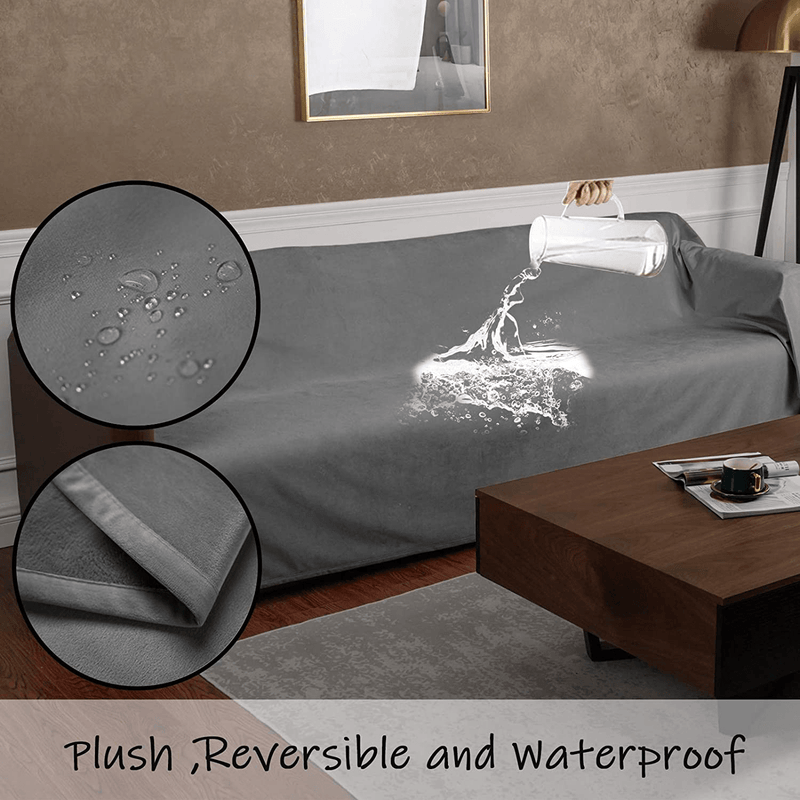 Ameritex Pet Bed Blanket Reversible 100% Waterproof Velvet Super Soft for Sofa and Bed Animals & Pet Supplies > Pet Supplies > Dog Supplies > Dog Beds Ameritex   