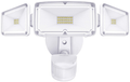 Amico 3 Head LED Security Lights with Motion Sensor, Adjustable 40W, 4000LM, 5000K, IP65 Waterproof, Exterior Flood Light for Garage, Yard（White) Home & Garden > Lighting > Flood & Spot Lights Amico White  