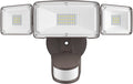 Amico 3 Head LED Security Lights with Motion Sensor, Adjustable 40W, 4000LM, 5000K, IP65 Waterproof, Exterior Flood Light for Garage, Yard（White) Home & Garden > Lighting > Flood & Spot Lights Amico Brown  