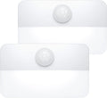 AMIR (Upgraded Version Motion Sensor Light, Cordless Battery-Powered LED Night Light, Wall Light, Closet Lights, Safe Lights for Stairs, Hallway, Bathroom, Kitchen, Cabinet (Warm White - Pack of 3)