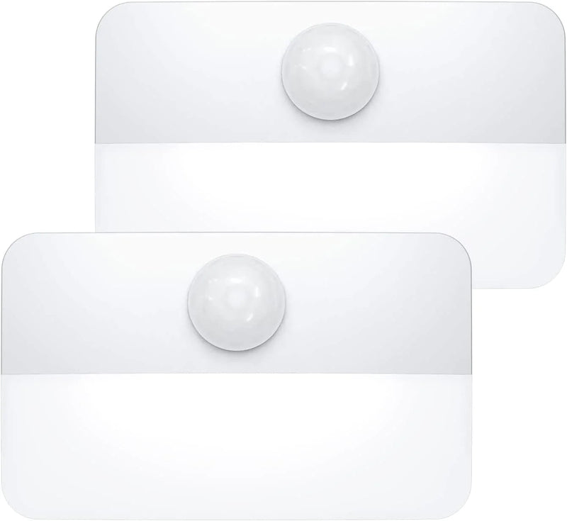 AMIR (Upgraded Version Motion Sensor Light, Cordless Battery-Powered LED Night Light, Wall Light, Closet Lights, Safe Lights for Stairs, Hallway, Bathroom, Kitchen, Cabinet (Warm White - Pack of 3) Home & Garden > Lighting > Night Lights & Ambient Lighting AMIR White 2 