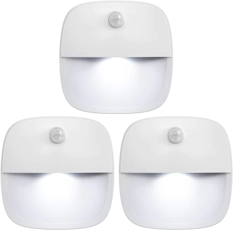 AMIR (Upgraded Version Motion Sensor Light, Cordless Battery-Powered LED Night Light, Wall Light, Closet Lights, Safe Lights for Stairs, Hallway, Bathroom, Kitchen, Cabinet (Warm White - Pack of 3) Home & Garden > Lighting > Night Lights & Ambient Lighting AMIR White 3 