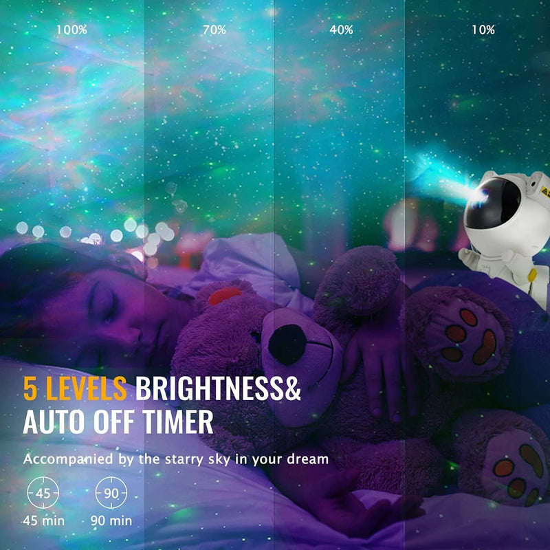Amosse Star Projector Galaxy Night Light,Birthday Gifts Toys for 2-10 Year Old Boys Girls- Astronaut Starry Nebula Ceiling LED Lamp with Timer and Remote,Projection Lights for Bedroom Décor Home & Garden > Lighting > Night Lights & Ambient Lighting Amosse   