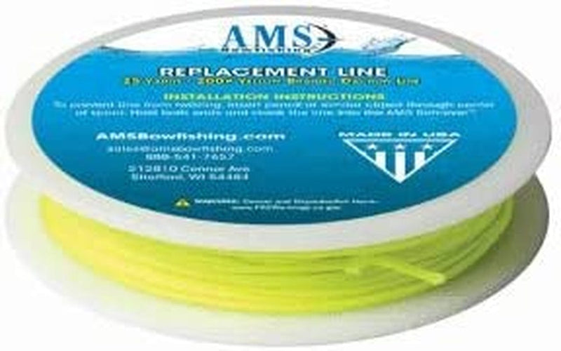 AMS Bowfishing 200 Pound Braided Dacron Line - 25 Yards - Made in the USA Sporting Goods > Outdoor Recreation > Fishing > Fishing Lines & Leaders AMS   