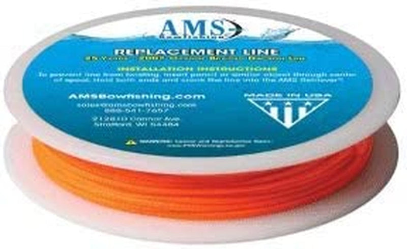 AMS Bowfishing 200 Pound Braided Dacron Line - 25 Yards - Orange - Made in the USA Sporting Goods > Outdoor Recreation > Fishing > Fishing Lines & Leaders Sportsman Supply Inc.   