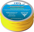 AMS Bowfishing 200 Pound Braided Dacron Line - 50 Yards - Made in the USA Sporting Goods > Outdoor Recreation > Fishing > Fishing Lines & Leaders Sportsman Supply Inc. Yellow  
