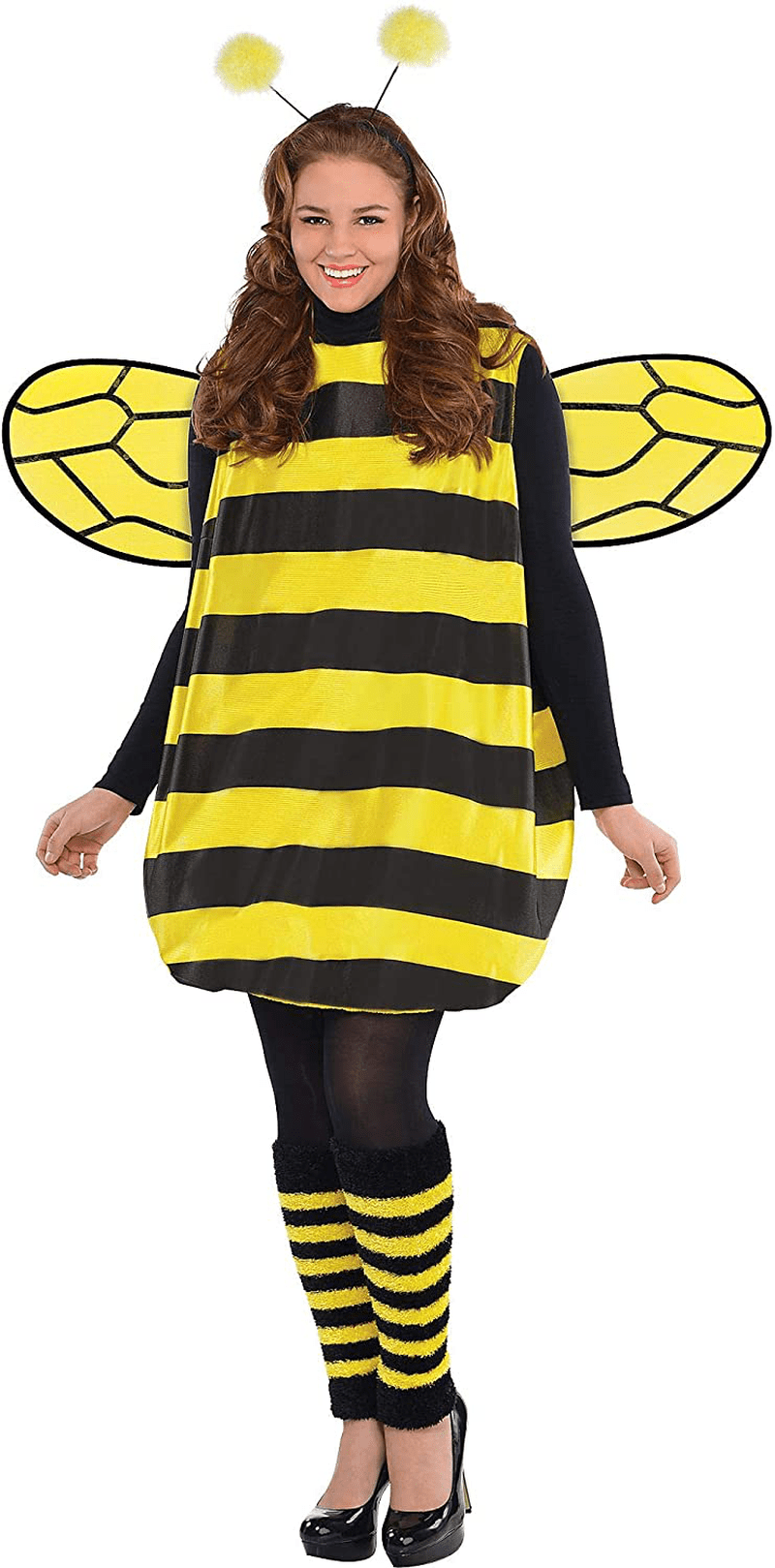 amscan Darling Bee Halloween Costume for Women, Plus Size, with Included Accessories Apparel & Accessories > Costumes & Accessories > Costumes amscan Plus Size  