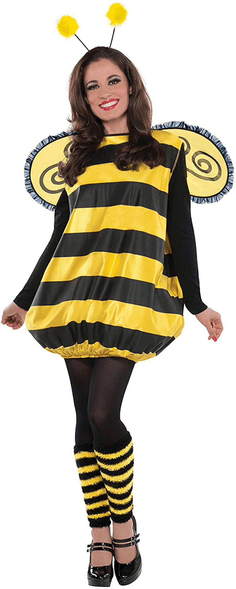 amscan Darling Bee Halloween Costume for Women, Plus Size, with Included Accessories Apparel & Accessories > Costumes & Accessories > Costumes amscan Standard  
