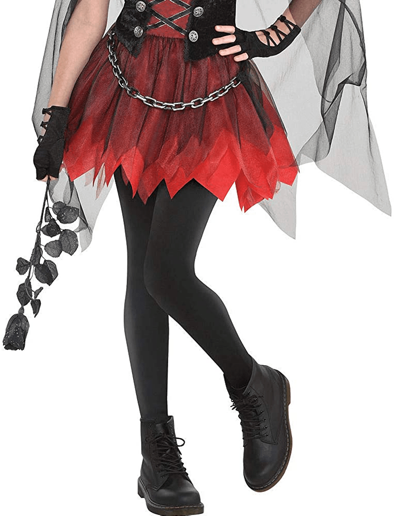 amscan Girls Dark Vampire Costume- Large (12-14)- 3 pcs., Multicolor Apparel & Accessories > Costumes & Accessories > Costumes amscan   