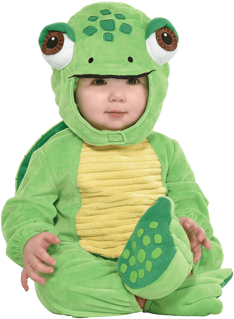 amscan Party City Turtle Crawler Halloween Costume for Babies, 12-24 Months, Includes Jumpsuit, Shell, Hat, Booties, Multicolor (8403344) Apparel & Accessories > Costumes & Accessories > Costumes amscan Default Title  