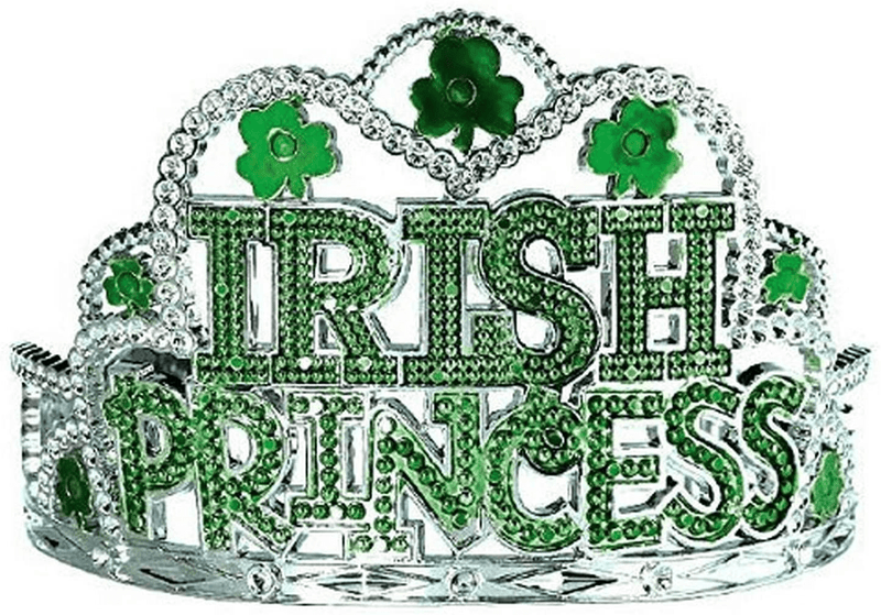 Amscan St. Patrick'S Day "Irish Princess" Green Plastic Tiara | Party Accessory | 1 Piece Arts & Entertainment > Party & Celebration > Party Supplies amscan   