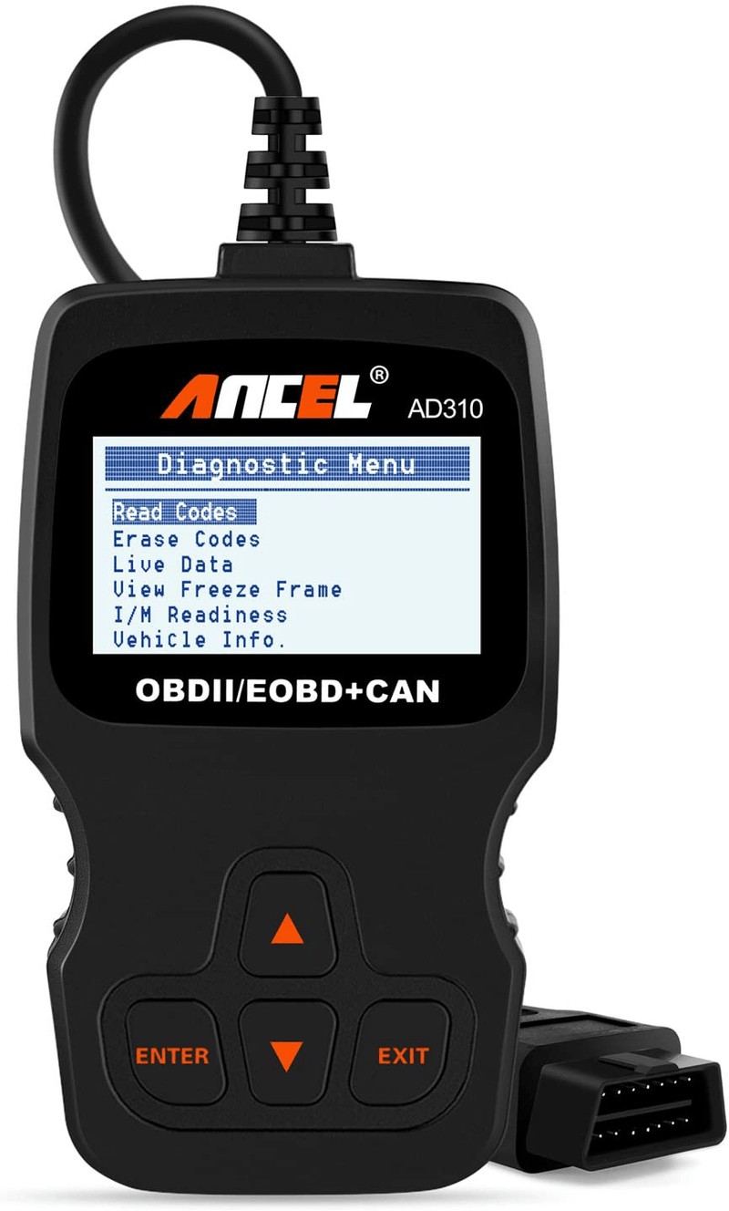 ANCEL AD310 Classic Enhanced Universal OBD II Scanner Car Engine Fault Code Reader CAN Diagnostic Scan Tool-Black  ANCEL Default Title  