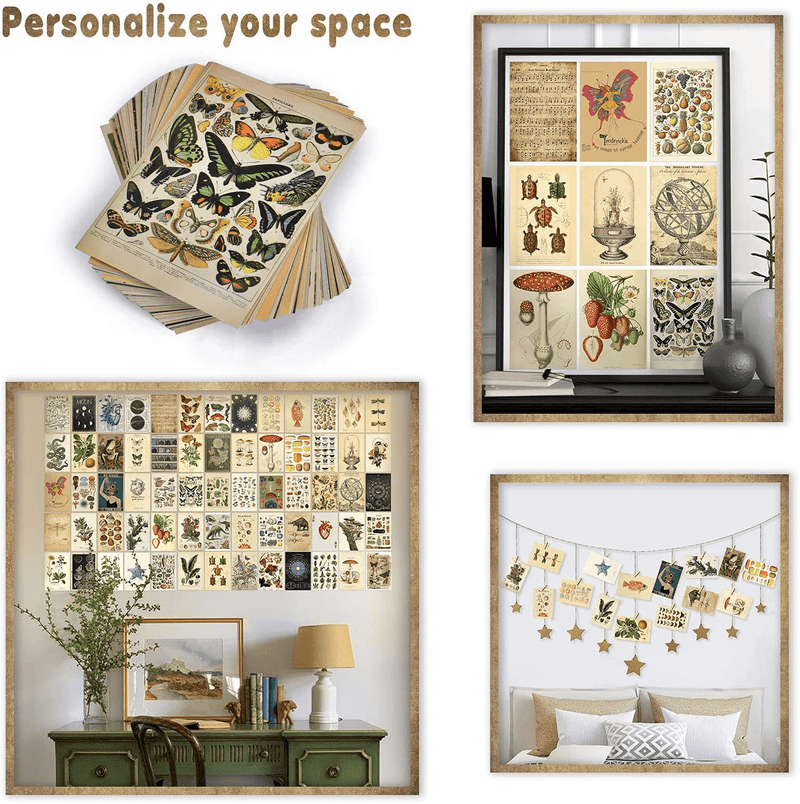ANERZA Vintage Wall Collage Kit Aesthetic Pictures, Cottagecore Room Decor for Bedroom Aesthetic, Posters for Room Aesthetic, Cute Dorm Photo Wall Decor for Teen Girls, Christmas Gifts (70 Pcs) Home & Garden > Decor > Artwork > Posters, Prints, & Visual Artwork ANERZA   