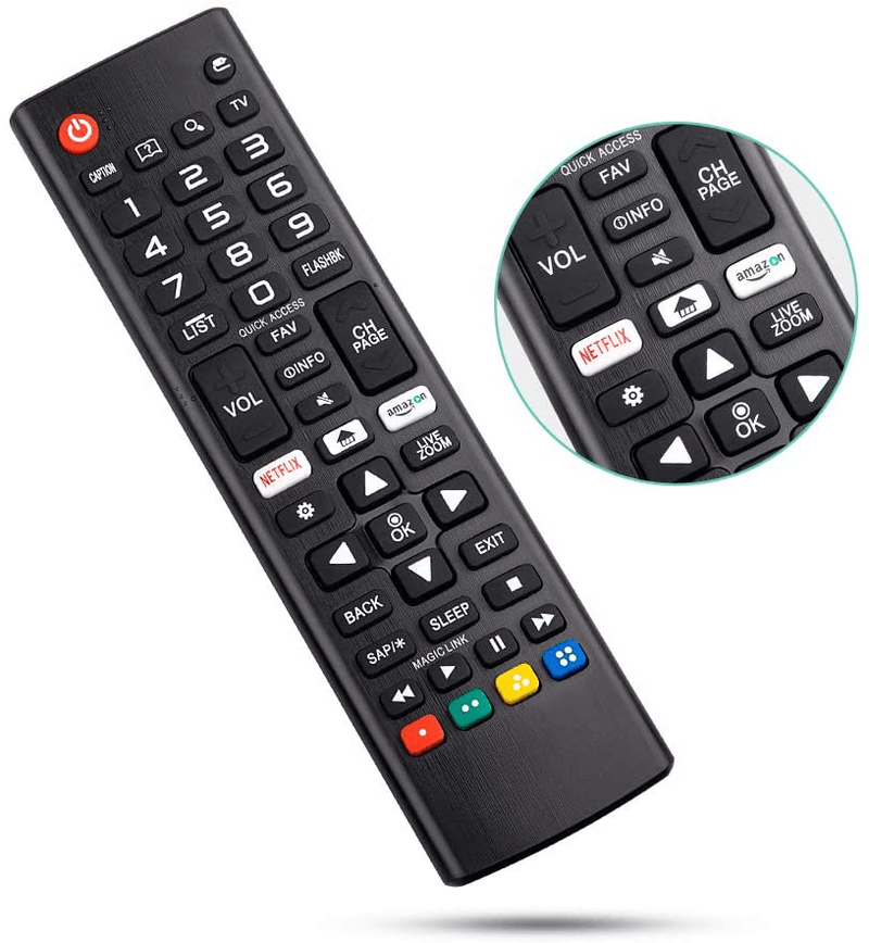 Angrox Universal Remote Control for LG-TV-Remote All LG LCD LED HDTV 3D Smart TV Models Electronics > Electronics Accessories > Remote Controls Angrox Default Title  