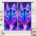 ANHOPE Galaxy Curtains, Space Universe Nebula Starry Sky Planet Stars Print 3D Pattern Grommet Thermal Insulated Blackout Curtains for Kids Boys Girls Bedroom Playroom, Set of 2 Panels 27.5" X 39" Home & Garden > Decor > Window Treatments > Curtains & Drapes ANHOPE Multi 7 W39" x L78", Rod Pocket 