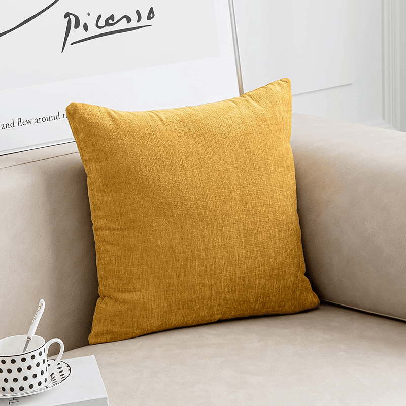 Anickal Honey Pillow Covers 20X20 Inch Set of 2 Modern Farmhouse Rustic Decorative Throw Pillow Covers Square Cushion Case for Living Room Home Sofa Couch Decoration Home & Garden > Decor > Chair & Sofa Cushions Anickal   