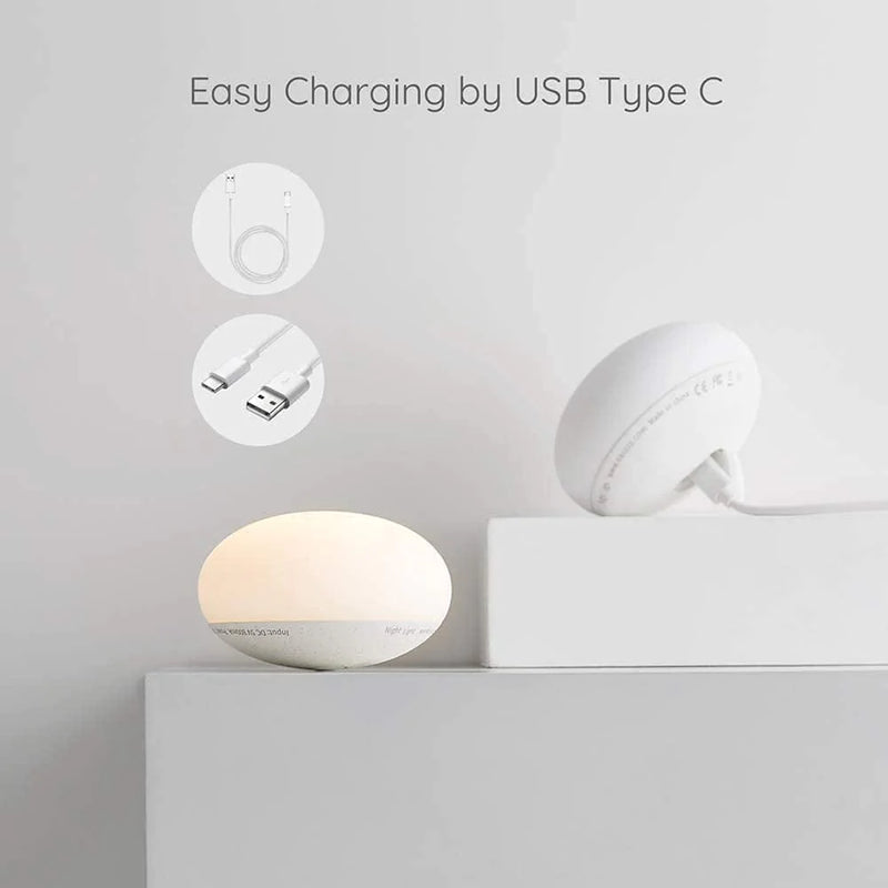 Anico EASZZZ Baby Night Light, Nursery Night Lamp for Breastfeeding, Soft BPA Free Silicone Touch Night Lamp, Eye Caring, Easy Flip Design, Stepless Dimming, 1-Pack Home & Garden > Lighting > Night Lights & Ambient Lighting EASZZZ   