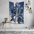 Anime Tapestry Poster Merch Party Flag Gift Wall Hanging For Bedroom Aesthetic (Anime 4, 60x40inch) Home & Garden > Decor > Artwork > Decorative TapestriesHome & Garden > Decor > Artwork > Decorative Tapestries Vixato 1 60x40inch 