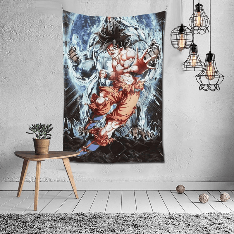 Anime Tapestry Wall Art Hanging Manga Poster for Boys Bedroom Party Decorations 60x40 inch Home & Garden > Decor > Artwork > Decorative TapestriesHome & Garden > Decor > Artwork > Decorative Tapestries THEFUNMAKE Z Goku1  