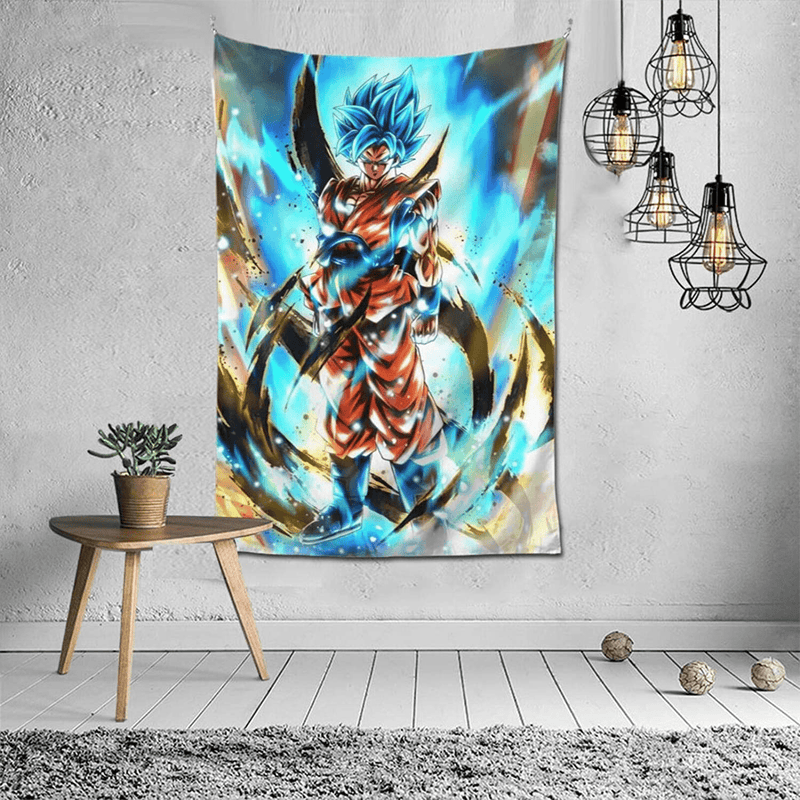 Anime Tapestry Wall Art Hanging Manga Poster for Boys Bedroom Party Decorations 60x40 inch Home & Garden > Decor > Artwork > Decorative TapestriesHome & Garden > Decor > Artwork > Decorative Tapestries THEFUNMAKE Z Goku9  