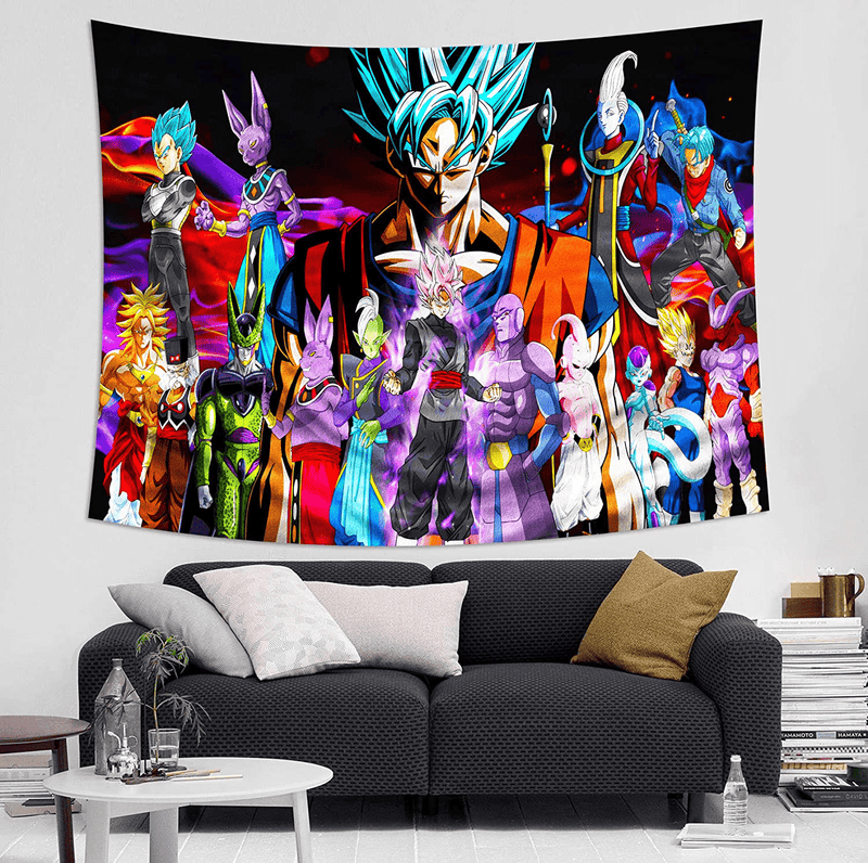 Anime Tapestry Wall Hanging for Dorm Decoration Party Gifts 50x60in Home & Garden > Decor > Seasonal & Holiday Decorations& Garden > Decor > Seasonal & Holiday Decorations MEWE   