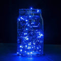 ANJAYLIA LED Fairy String Lights, 10Ft/3M 30Leds Firefly String Lights Garden Home Party Wedding Festival Decorations Crafting Battery Operated Lights(Warm White) Home & Garden > Lighting > Light Ropes & Strings ANJAYLIA Blue 33Ft 